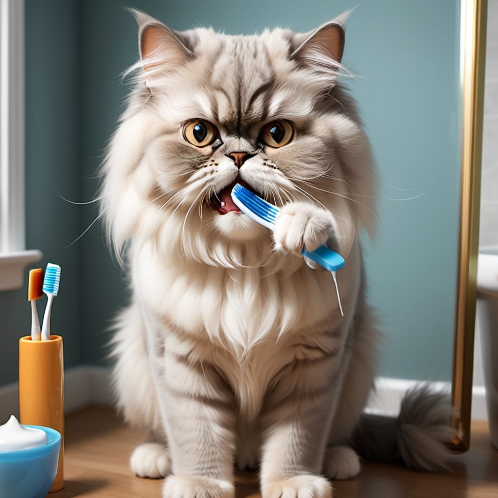Cat dental health prevention